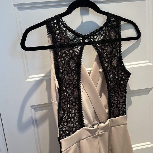 Romper black lace open back - Picture 5 of 6